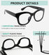 Eyekepper 4-Pack Large Frame Bifocal Reading Glasses Women Bifocal Readers +2.50...