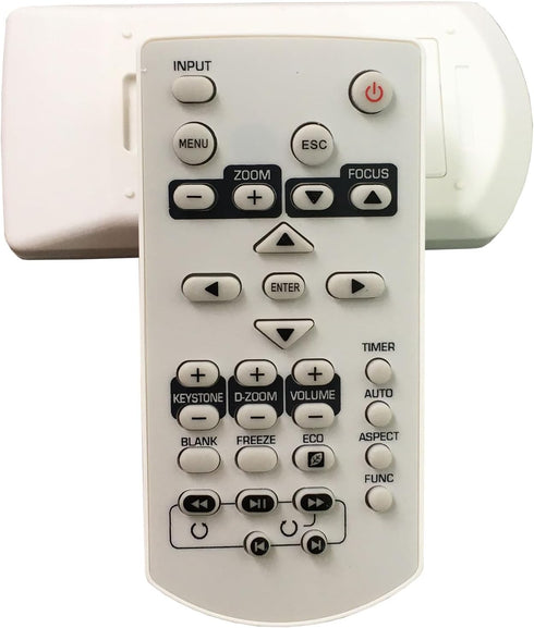 Replacement Projector Remote Control Compatible for Casio YT-130, YT-131, YT-141, YT-150, YT-161, XJ-A142, XJ-A147, XJ-A242, XJ-A247, XJ-A252, XJ-...
