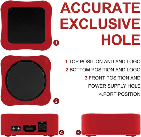 Geekria Protective Case for APPL TV 4K / 4th Gen Remote - Light Weight (Anti Slip) Shock Proof Silicone Cover for APPL TV 4K Siri Remote Controlle...