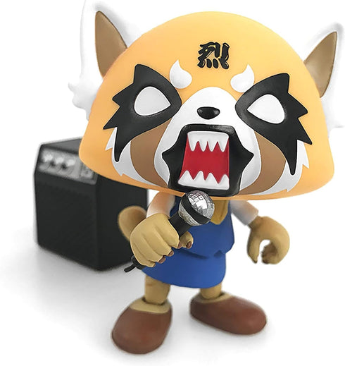 Hello Kitty Aggretsuko Action Figure Set - Bundle with Mini Aggretsuko Toy Figure Plus Bookmark | Aggretsuko Gift Set for Kids, Teens, Women...