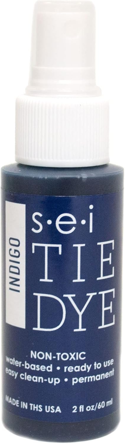 S.E.I Indigo Tie Dye Spray Bottle, 2- Ounces, Fabric Spray Dye...