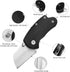 Small Folding Pocket Knife, G10 Handle Small EDC Knife, 1.8 Inch Blade Mini Keychain Knife with Bottle Opener, Perfect EDC Tool for Women Teens Me...