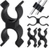 4 Pcs Bimini Top Hardware Bimini Top Pole Clamps Bimini Bop Parts for Boats Pole Clamp Holder Boat Clip for Anti Rattle Bimini Brace Rowing Boat D...