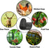 Bird Netting for Garden 10x10Ft,3/8" Mesh Garden Netting,Heavy Duty Deer Netting,Protect Vegetable Plants and Fruit Trees,Garden Mesh Fence for Bl...