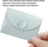 50PCS Mini Envelopes with Heart Shaped Clasp, 4 x 2.8 inch Gift Card Envelopes for Wedding Invitations, Note Cards, Business Card, Greeting Cards,...