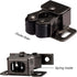 4 PCS Cabinet Latch Double Roller Catch Hardware for Cupboard Closet Kitchen Cabinet Door Latches and Catches, Black Nickel...