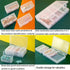 10 Pack Rectangular Plastic Storage Containers Box?Bead Organizers Box and Organizer Transparent Boxes with Hinged Lid for Storage of Small Items,...
