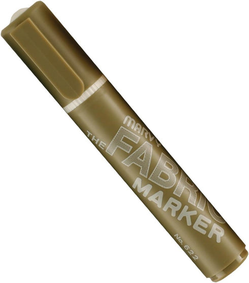 UCHIDA Marvy Broad Point Fabric Marker Art Supplies, Khaki, 1 Count (Pack of 1)...