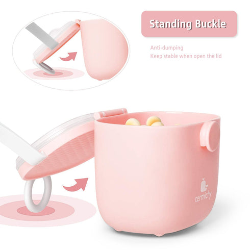 Termichy Baby Formula Dispenser, Portable Milk Powder Dispenser Container with Carry Handle and Scoop for Travel Outdoor Activities with Baby Infa...