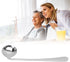 Curved Spoon,ANGGREK Curved Spoon Angled Spoon Stainless Curved Self FeedingAdaptive Utensil for Parkinsons or Elderly Use(Left Hand)...