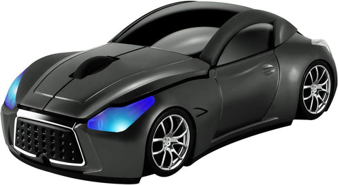 elec Space Cool Sport Car Shape 2.4GHz Wireless Mouse Optical Cordless Mice with USB Receiver for PC Laptop Computer 1600DPI 3 Buttons...