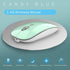 Uciefy Q5 Slim Rechargeable Wireless Mouse, 2.4G Portable Optical Silent Ultra Thin Wireless Computer Mouse with USB Receiver and Type C Adapter, ...