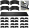 12 Pcs Bicycle Handlebar Rubber Gasket & 1 Rubber DIY Gasket, Anti-Vibration and Anti-Slip Handlebar Stem Shim Spacer Adapters to Fit 22.2/25.4 mm...