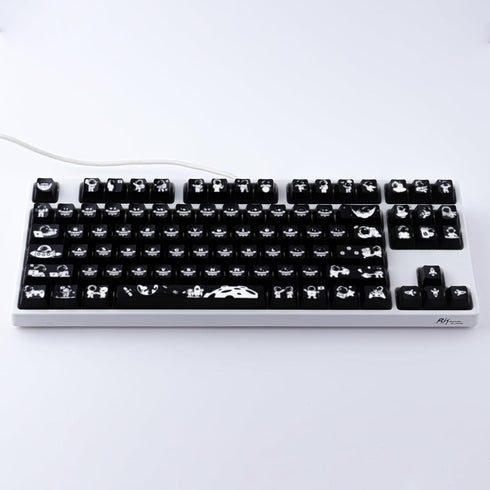 Hyekit Keycaps 108 Keys Backlight Keycap Set OEM Profile Double Shot Shine Through Custom Keycaps for Cherry Gateron MX Switches Mechanical Keyboa...