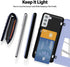 GOOSPERY for Galaxy S21 Plus 6.7"(2021) Card Holder Wallet Case, Easy Magnetic Door Closure Protective Dual Layer Bumper Sturdy Phone Back Cover w...