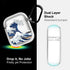 MOSNOVO Case for Airpods 1 & Airpods 2, Protective Clear Case with Shockproof Dual Layer Hard Luxe Metal Ring Designed for AirPods 1&2 Generation ...