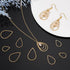 UNICRAFTALE 30 Pcs 3 Sizes Stainless Steel Linking Rings Teardrop Beading Hoop Link Earring Hoops for Jewelry Making Hollow Open Bezel Pendant Fra...