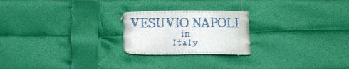 Vesuvio Napoli Narrow NeckTie Extra Skinny EMERALD GREEN Men's 1.5" Neck Tie...