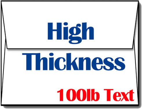 Ultra Thick White A2 Envelopes - Sturdy, Durable, Heavyweight Envelopes for Invitations & Greeting Cards (50 Envelopes)...