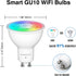 GU10 Smart LED Bulb - 5W (50W Equivalent) RGBCW Color Changing Bulb - Compatible with Alexa and Google Assistant – 420LM - Multicolor Music Sync G...