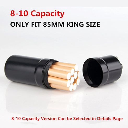 roygra Cigarette Case for Regular and King Size, Can't Fit 100's Size, Waterproof 10 Capacity (Black)......