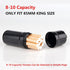 roygra Cigarette Case for Regular and King Size, Can't Fit 100's Size, Waterproof 10 Capacity (Black)......