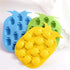 Chocolate Candy Silicone Mold, Strawberries/Pineapples/Apples/Grapes Flexible Baking Molds for Ice Cube, Jelly, Biscuits, Gummy Candies (Strawberr...