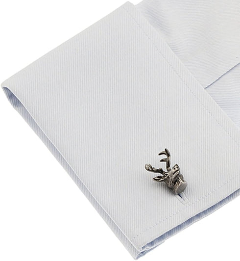 Buck Deer Head Premium Cufflinks for Hunters...