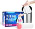 TPPlastic 8 Gallon Trash Bags Drawstring, Unscented, 200 Count - Small Trash Can Bags, 7-8 Gallon Garbage Bags for Kitchen...