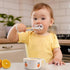 shopwithgreen Bamboo Kids Bowls Set, 4 Reusable Small Bowls for Baby Toddlers, Dinnerware Cereal Snack Soup Rice Bowl with 4 Spoons & Forks, Dishw...