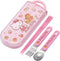 Hello Kitty Utensil Set - Includes Reusable Fork, Spoon, Chopsticks and Carrying Case - Authentic Japanese Design - Durable, Dishwasher Safe- Swee...