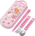 Hello Kitty Utensil Set - Includes Reusable Fork, Spoon, Chopsticks and Carrying Case - Authentic Japanese Design - Durable, Dishwasher Safe- Swee...