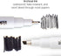 KINGART 430-10 PRO Inkline Black Micro Line & Precision Graphic Pens, 10 Assorted Nibs, BLACK Archival Waterproof Japanese Ink for Art, Illustrati...