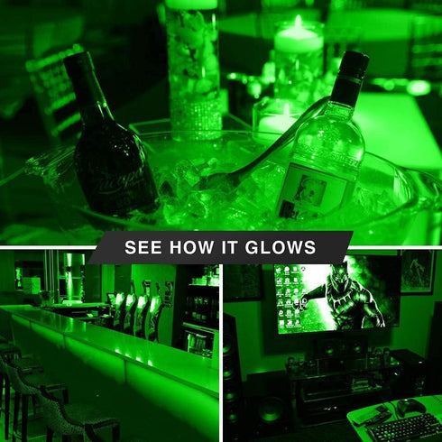 4 Pack LED Green Light Bulbs - A19 9Watts with E26 Base 60w Equivalent LED Green Bulb for Wedding Halloween Christmas Party Bar Decor, Porch, Home...