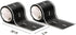 PlayTape Road Tape for Toy Cars - Sticks to Flat Surfaces, No Residue; 2-Pack of 30 ft. x 2 in. Black Road...