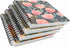 ALIMITOPIA 4 Pack A6 Spiral Notebook Journal,Wirebound Ruled Sketch Book NotePad Diary Memo Planner,A6 Size(5.7X4.1) & 80 sheets (Floral-D)...
