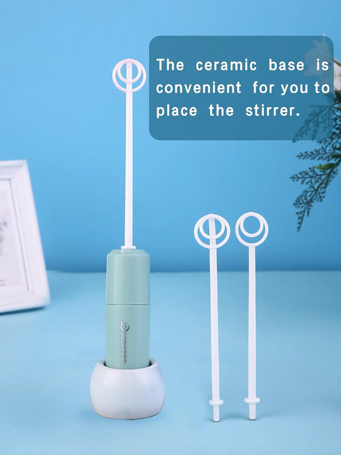 Handheld Electric Formula Stirrer,Electric Milk Frothers,Handheld Drink Mixer (Blue)...