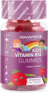 Novomins Kids Vitamin B12 Gummies - Energy & Metabolism Support Supplement - 30 Chewable Childrens B Complex Supplements – Vegan, Non-GMO - Enrich...