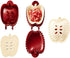 Fall Hand Pie Molds Set of 3, 3D Christmas Pie Mould Dough Press Mold Tool with Apples Pumpkins and Acorn Shape, Mini Pumpking Pie Decoration Wrap...