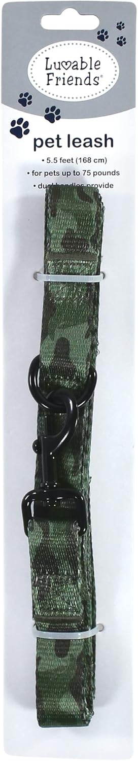 Luvable Friends Unisex Pet Leash, Camo, One Size...