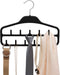ELONG HOME Belt Hanger, Tie Rack for Closet, Sturdy Belt Organizer with 360 Degree Swivel, 11 Large Sturdy Belt Hooks, Non Slip Rubberized Belt Ra...