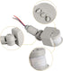Motion Sensor, 90-250V AC Motion PIR Sensor, Flood Lights 180 Degree Motion Detector Dusk Till Dawn Replacement Motion Security Sensor for Wall Li...