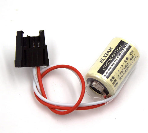 (2-Pack) 3V 1100mAh 1747-BA Replacement PLC Battery for FDK CR14250SE, AB Allen Bradley 1769-BA, 1756-BA1, A-40063-043-01, TL-2150/C, 1746-BAS, 17...