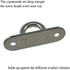 Pad Eye Plates U Shaped Hook M8 Oblong Anchor Staple Ring Fastener Snap Screw Welded Well Hold up Climate Strong No Location Limited for Hammock S...