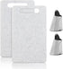 2Pcs Small Kitchen Cutting Board with Finger Guards Set Mini Plastic Cutting Board Set Dishwasher Safe for Camping Food Fruits Prep Vegetables Eas...