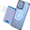 AUROX for Magsafe Wallet, Magnetic Wallet for iPhone 15/14/13/12 Series, Magnetic Card Wallet Holder Compatible with PopSocket Phone Grips, Exclud...