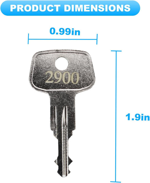 2900 X-Cargo Roof Rack Key,XCargo Luggage Roof Key Karrite Ski Bike xcargo Carrier Skyline Sportrack XL,Replacement Keys for Sears XCargo Karrite ...