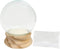 National Artcraft® 4" Water Globe Kit with Unfinished Birch Wood Base and Snow Flakes (Pkg/1)...