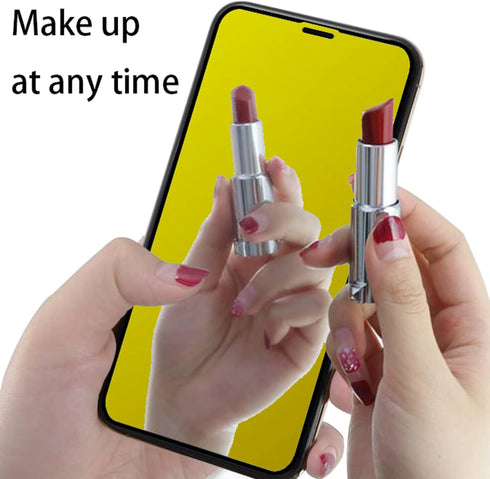 2 Pack Anti-Blue Privacy Tempered Glass Suit for iPhone 14 /iPhone 13 Pro/iPhone 13 Mirror Anti-Spy Screen Protector Anti-Peeping Film Electroplat...