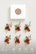 Ling's Moment Boutonniere for Men, 6pcs Groom Groomsmen Boutonniere, Artificial Flowers for Wedding Decor/Prom/Homecoming, etc.Terracotta Orange...